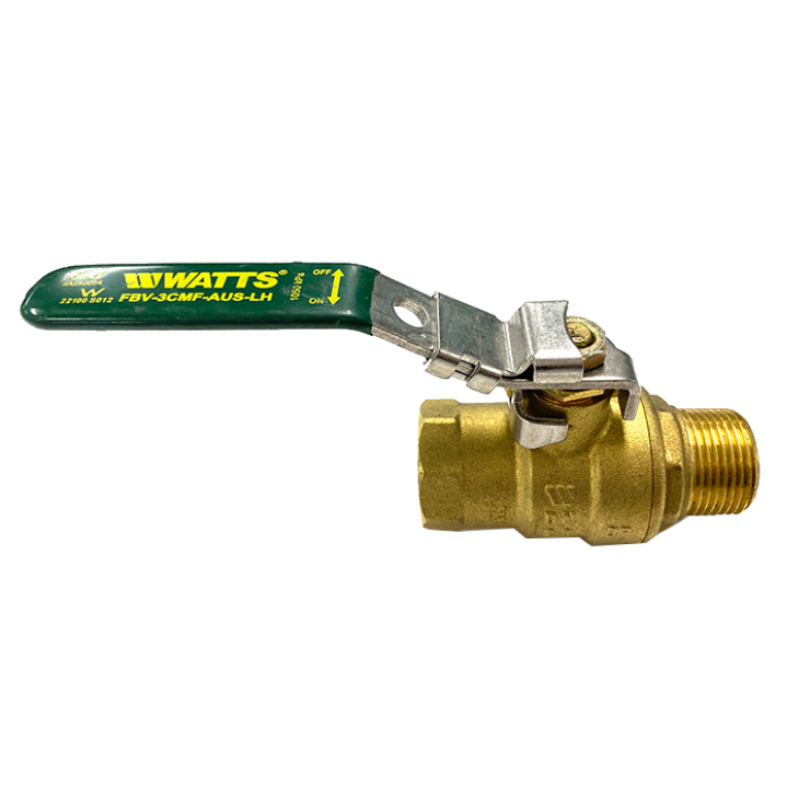 Watts DZR Male/Female Lockable Ball Valve