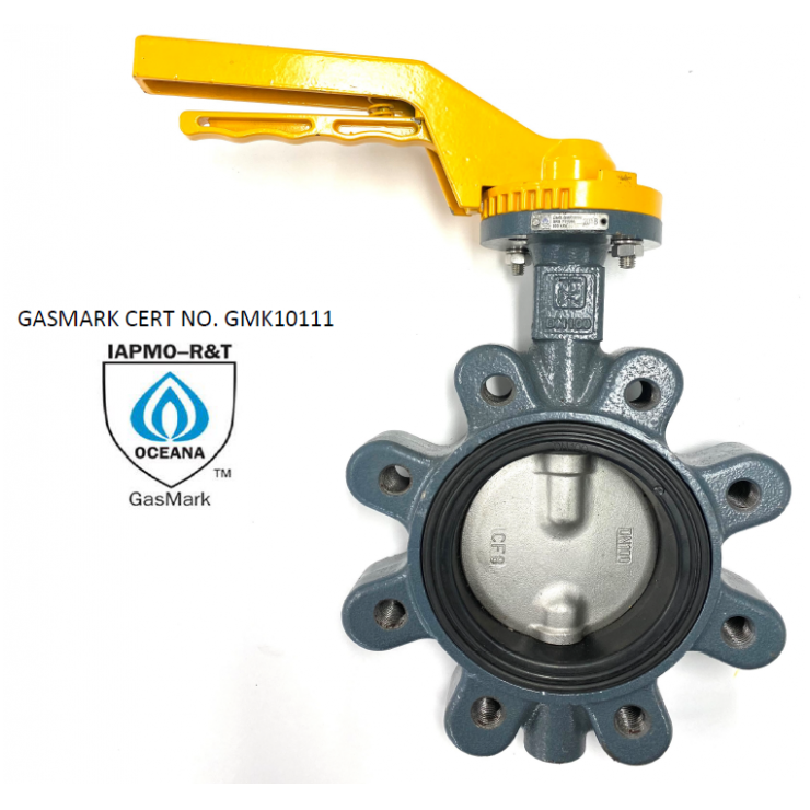 Gas Approved Butterfly valve