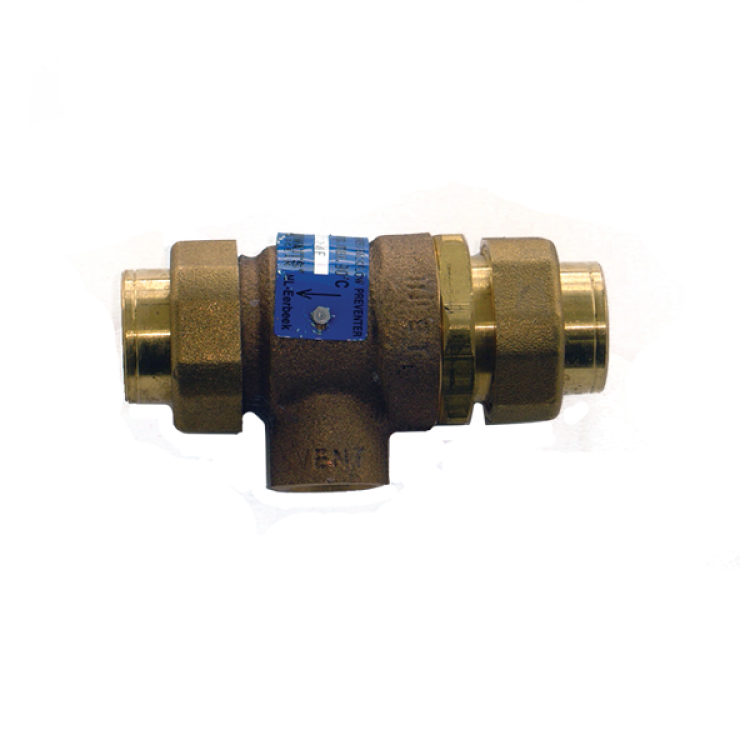 Dual Check Valve With Atmospheric Vent
