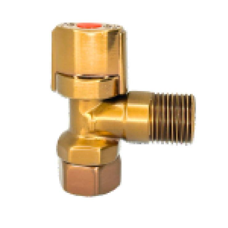 Brushed Bronze Lead-Free Loose Nut Cistern Tap &frac14; Turn
